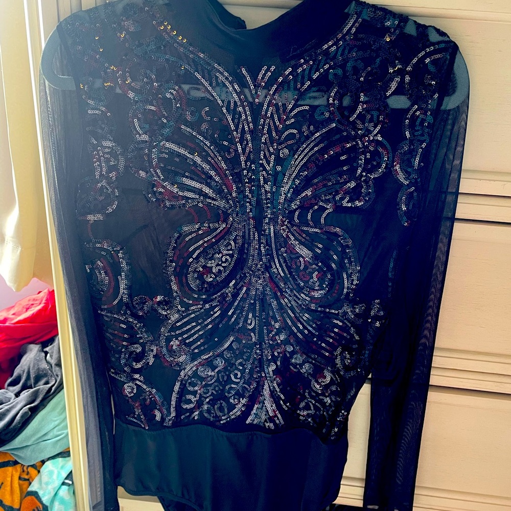 Beaded bodysuit